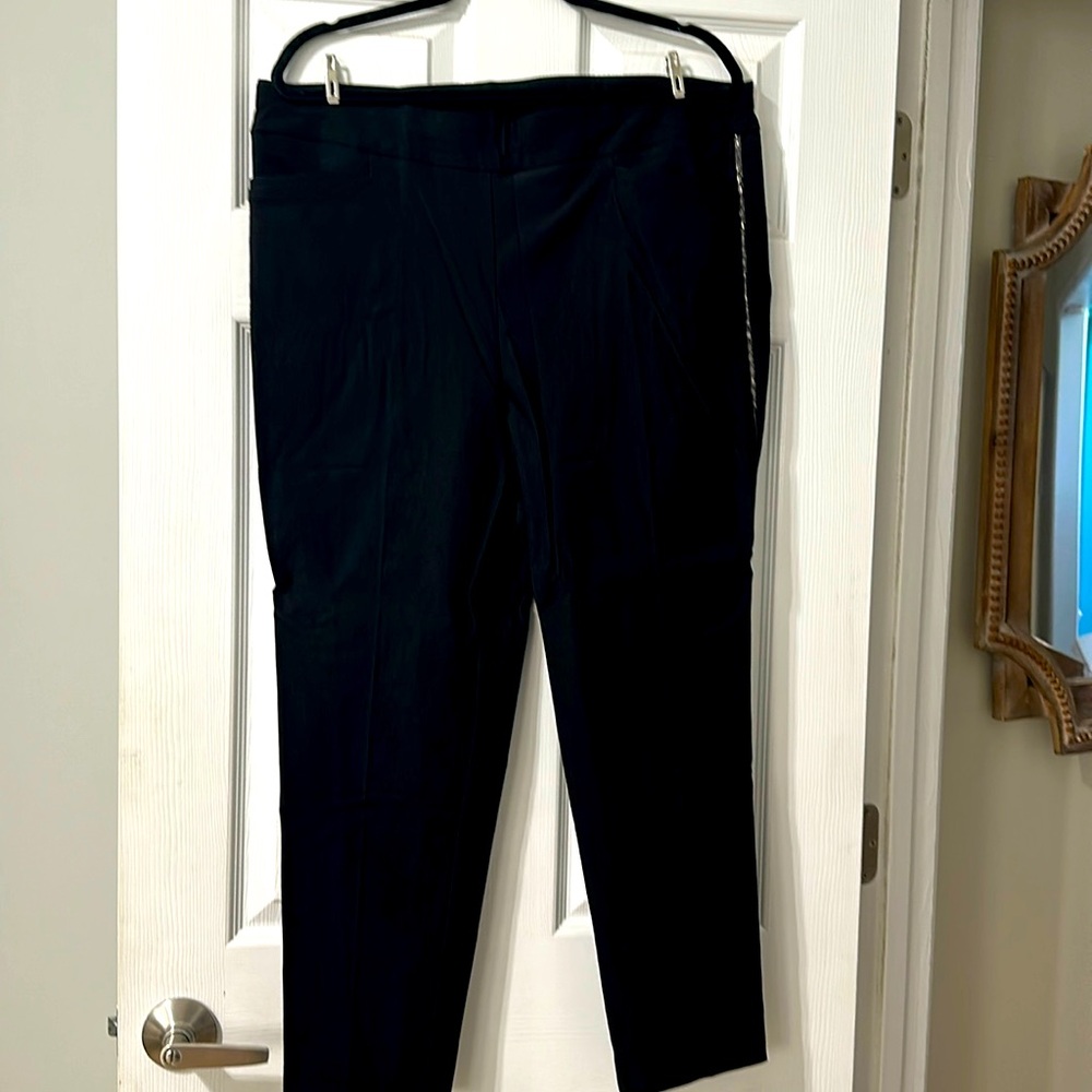 Chicos trouser with beading down the side